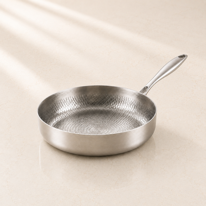 Titanium Hammered Deep Pan
