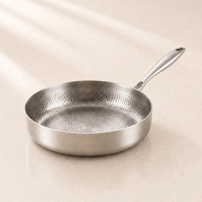 Titanium Hammered Deep Pan