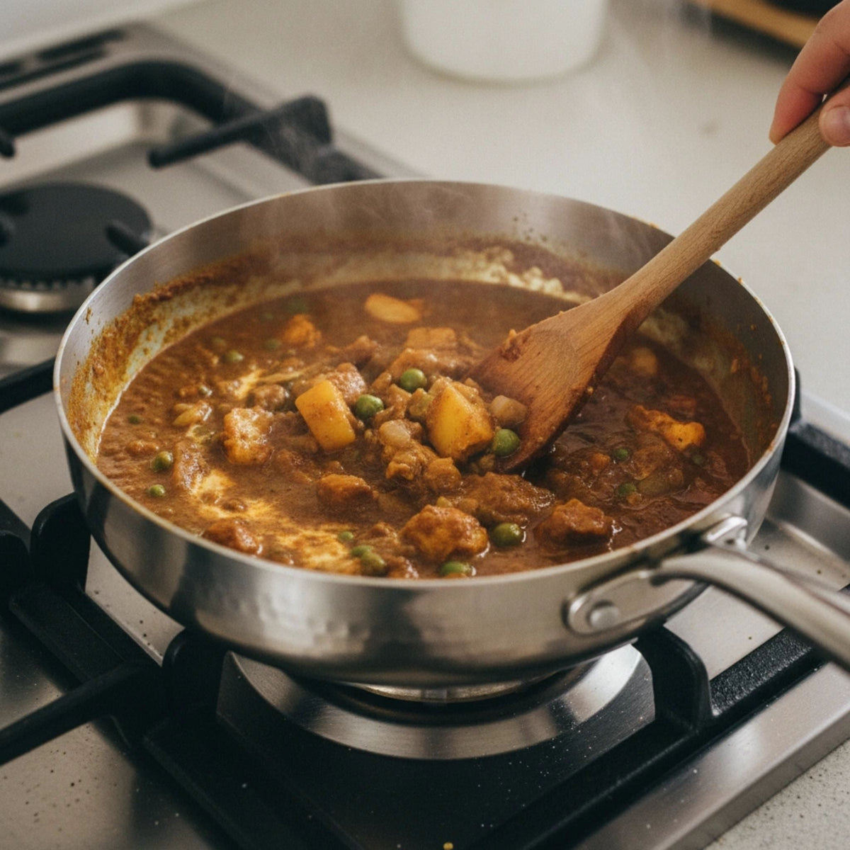 Titanium Hammered Pan + Lid
