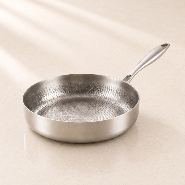 Titanium Hammered Deep Pan