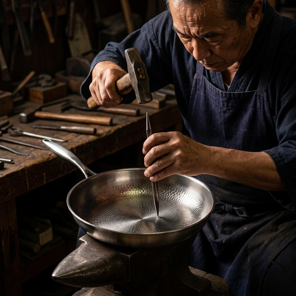 Forged in fire. Hammered by hand.