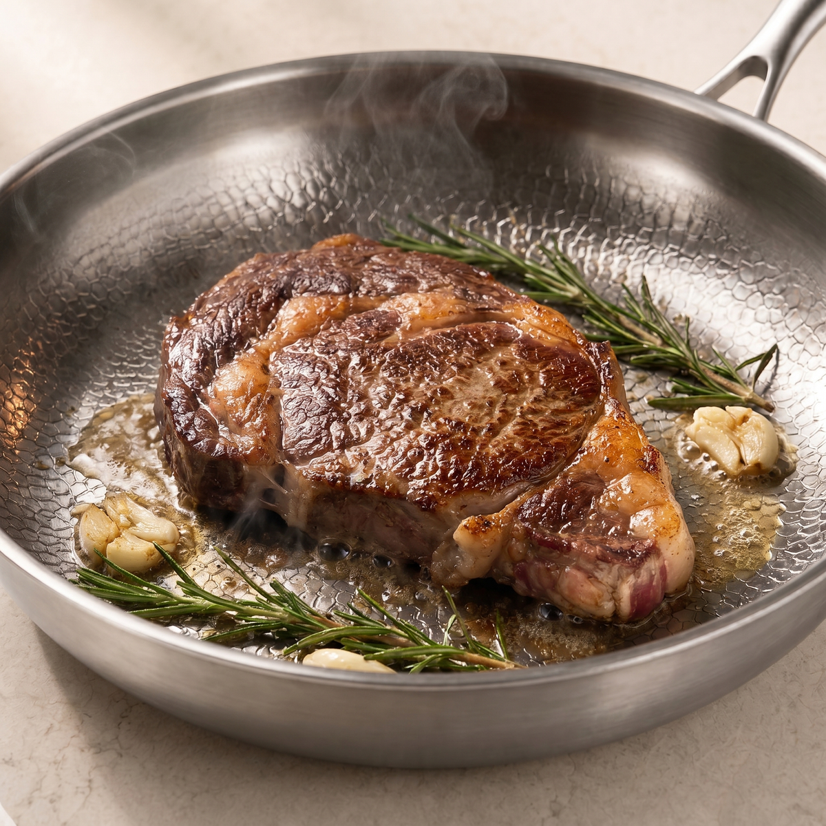 Hammered Titanium Pan