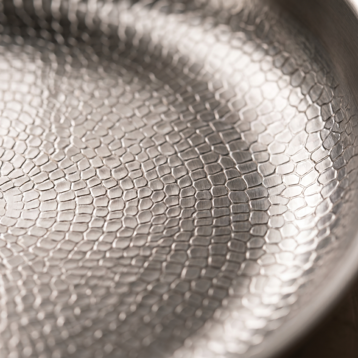 Titanium Hammered Deep Pan
