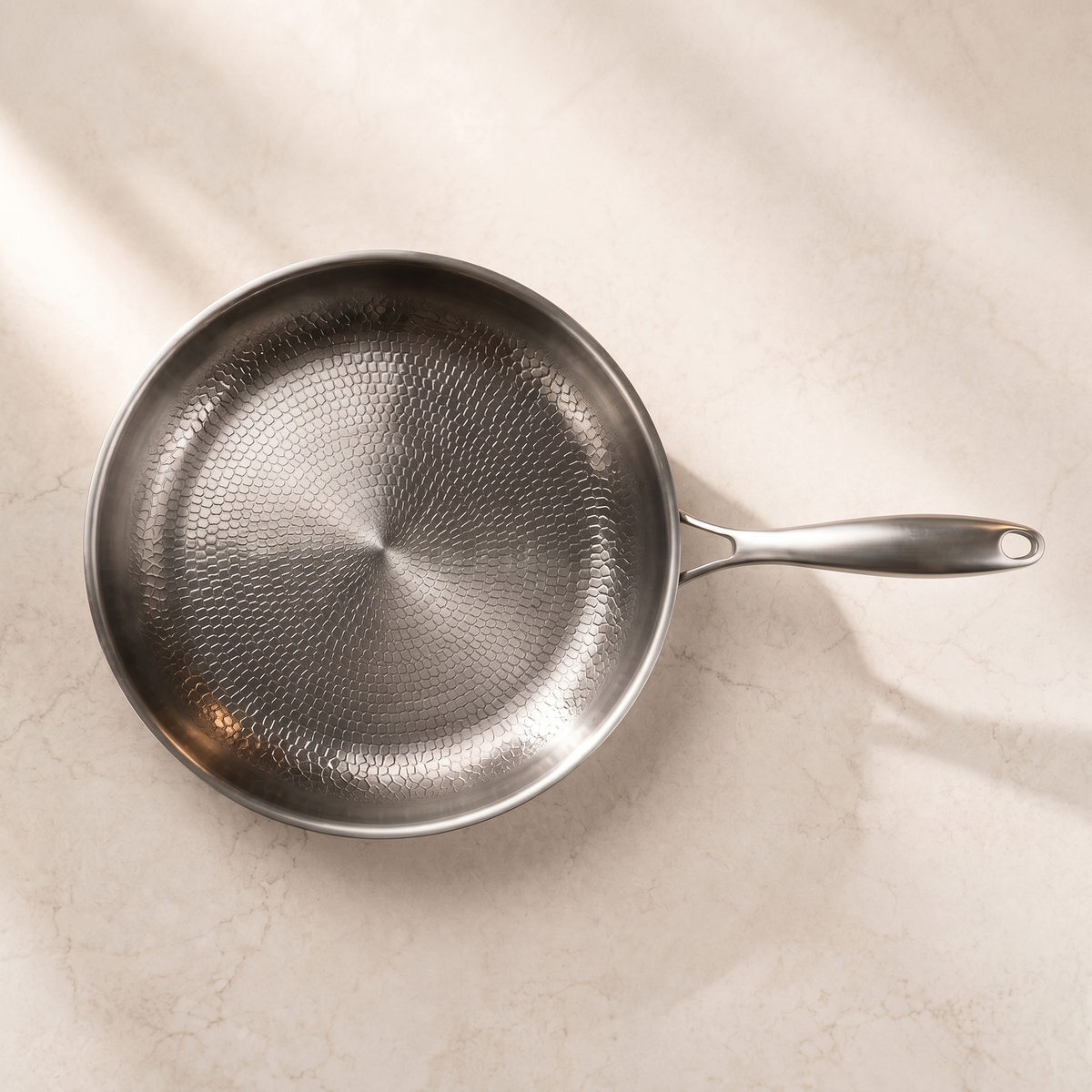 Hammered Titanium Pan