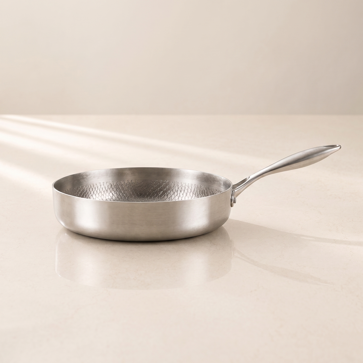 Titanium Hammered Deep Pan